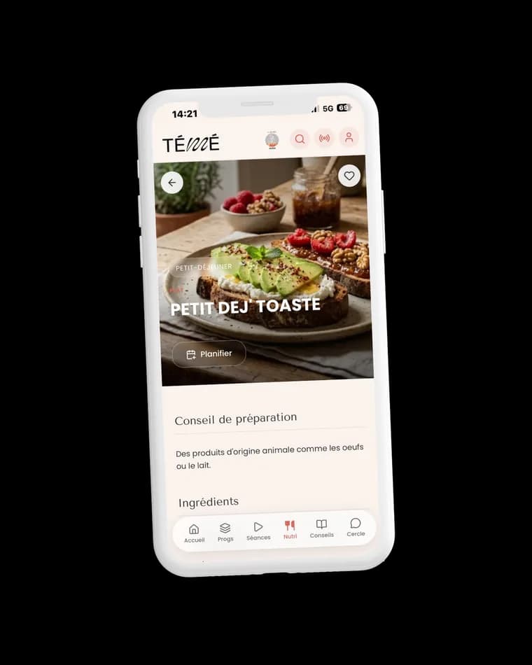 Recettes de l'application Studio Témé