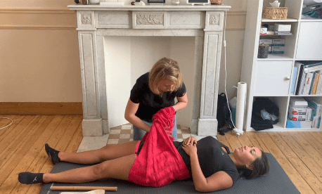 Séance Soin Rebozo en Postnatal